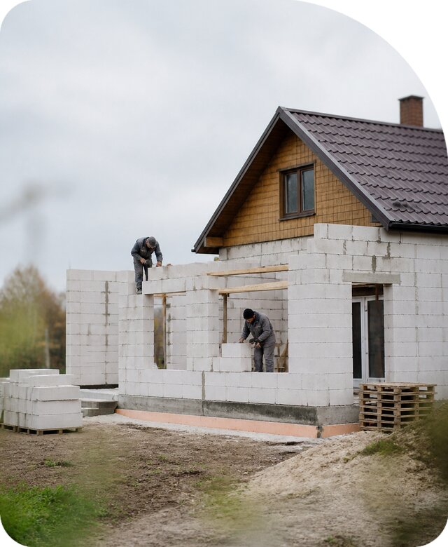 Пристройка из пеноблоков в Курганинске под ключ от 36404 р. | РадиДОМА-Кгн