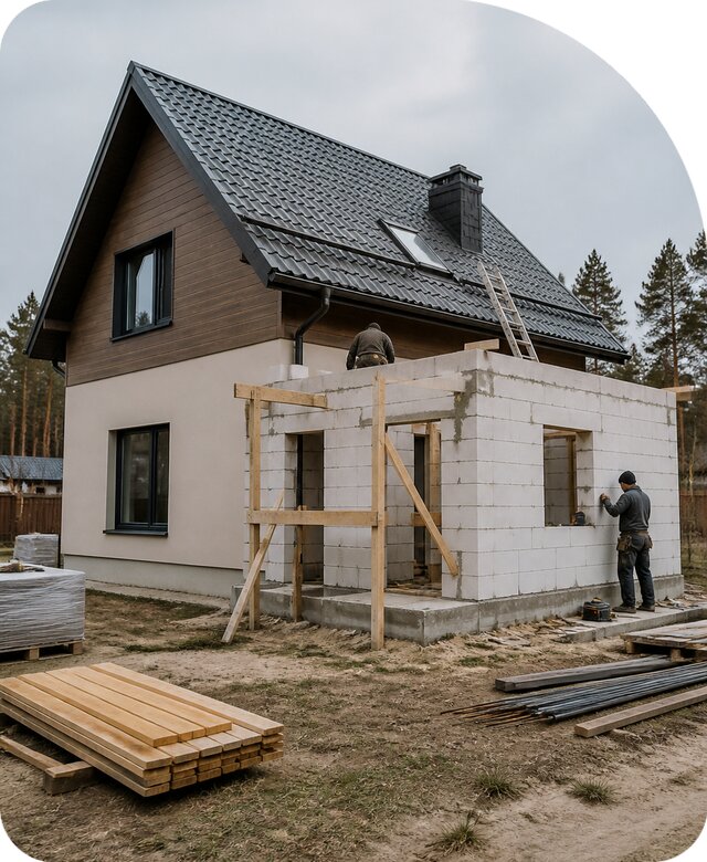 Пристройка ванной комнаты в Курганинске по цене от 468045 р. | РадиДОМА-Кгн