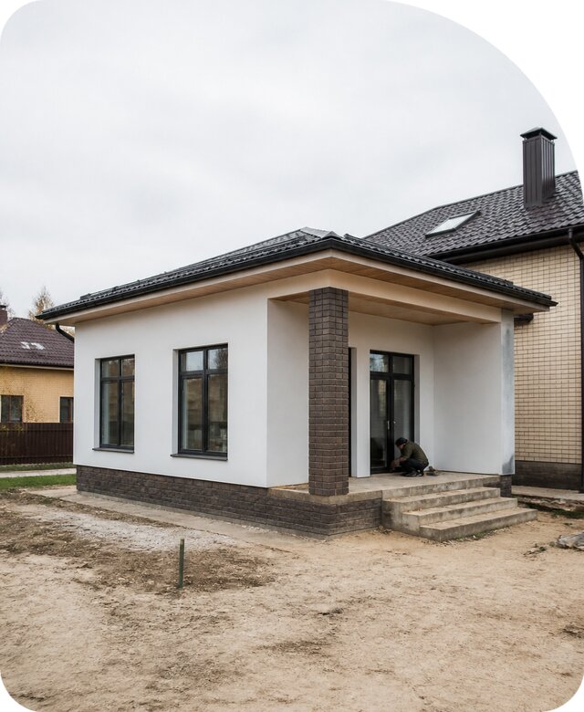 Строительство одноэтажной пристройки в Курганинске от 468045 р. | РадиДОМА-Кгн