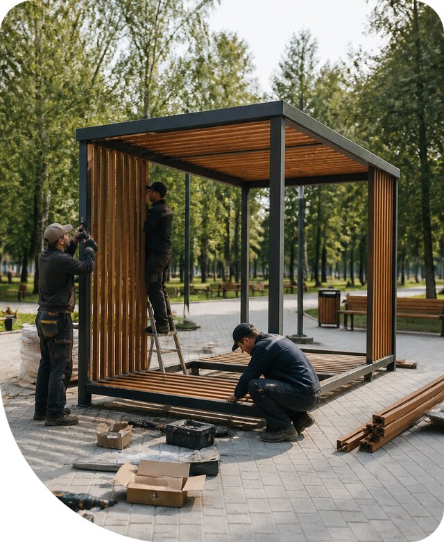 Изготовление и монтаж МАФ для парков под ключ в Курганинске